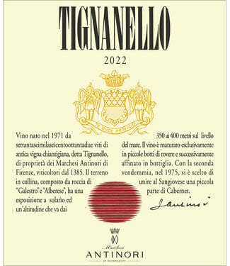 Antinori Marchesi Antinori Tignanello (2022)