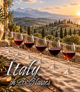 Vintage Wine Cellars Seated - Oct 9 - Italy in Six Glasses