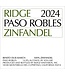 Ridge Paso Robles Zinfandel 2024 | 750ml