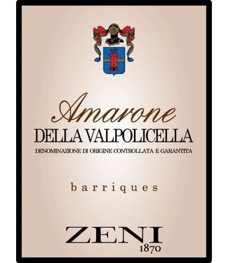 Zeni Zeni Amarone della Valpolicella Classico Barriques (2018)