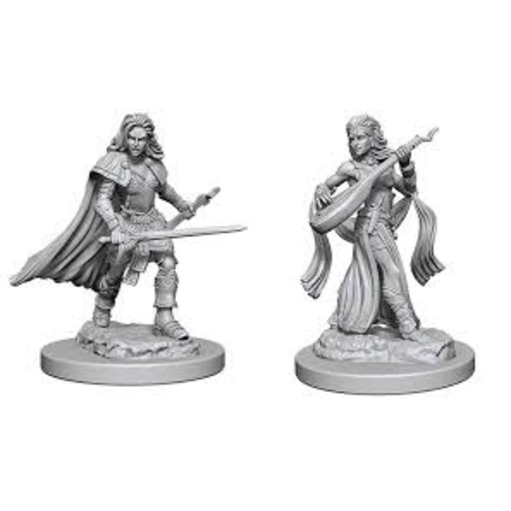 Pathfinder Deep Cuts Unpainted Miniatures: W1 Elf Female Bard