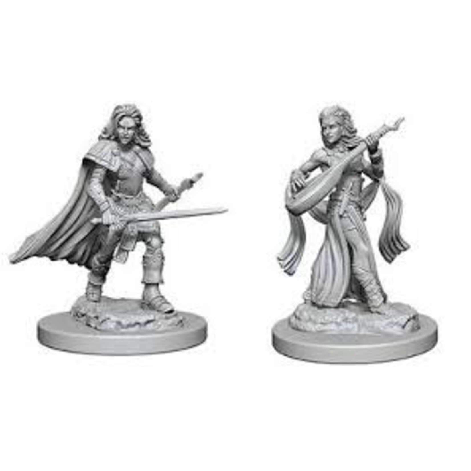 Pathfinder Deep Cuts Unpainted Miniatures: W1 Human Female Bard