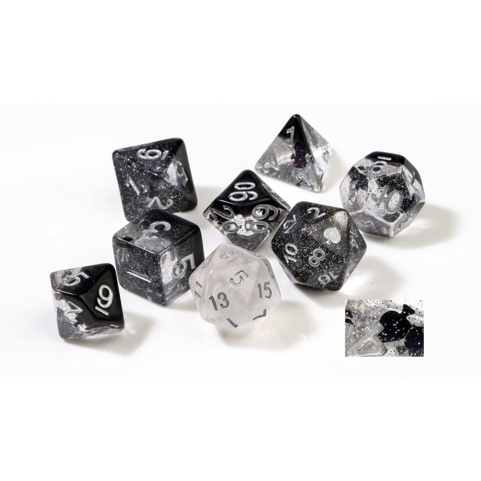 Sirius RPG Dice Set (7): Spades