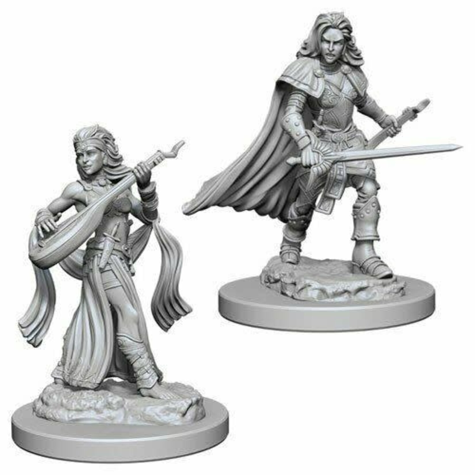 Pathfinder Deep Cuts Unpainted Miniatures: W1 Human Female Bard