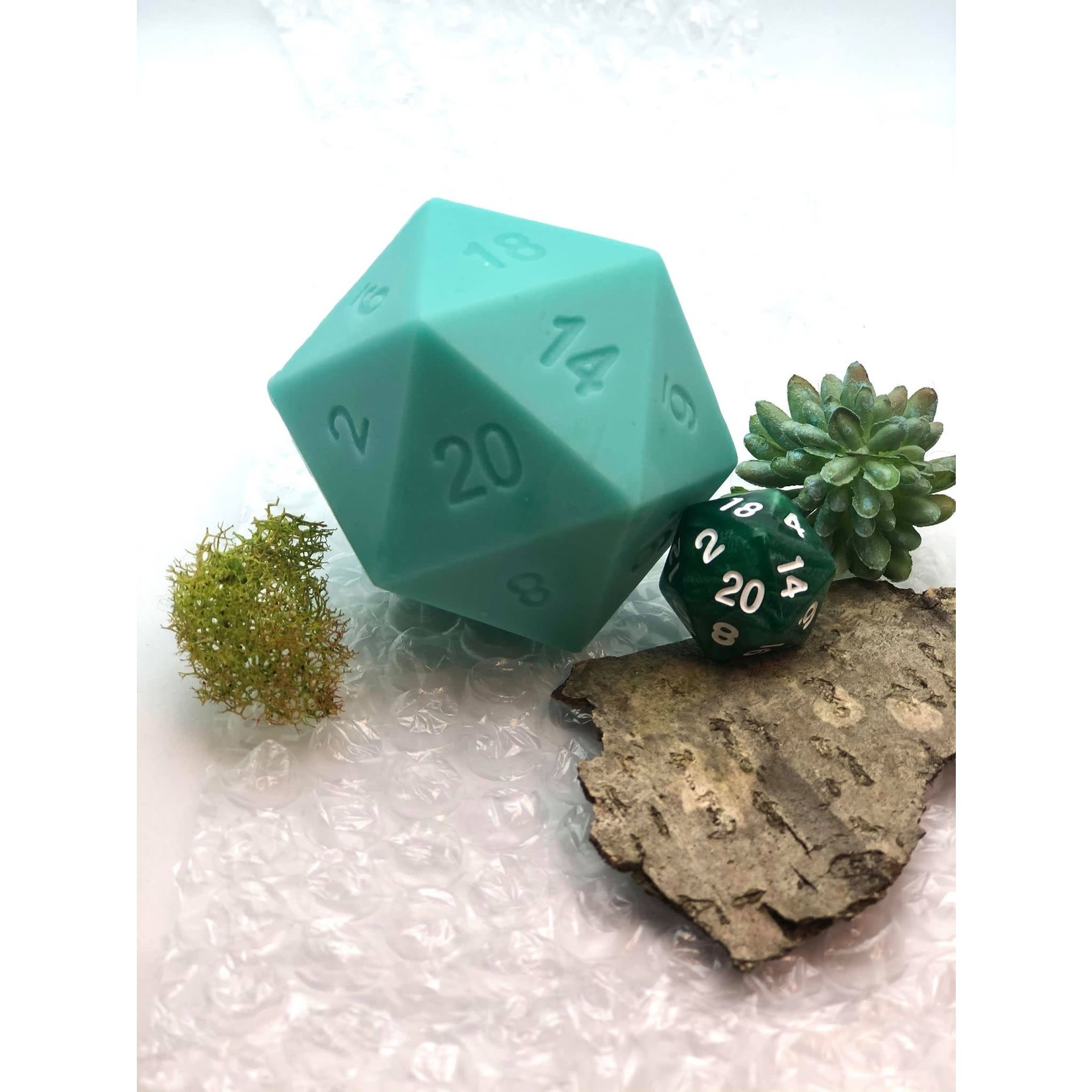 Handcrafted D20 Dice Soap