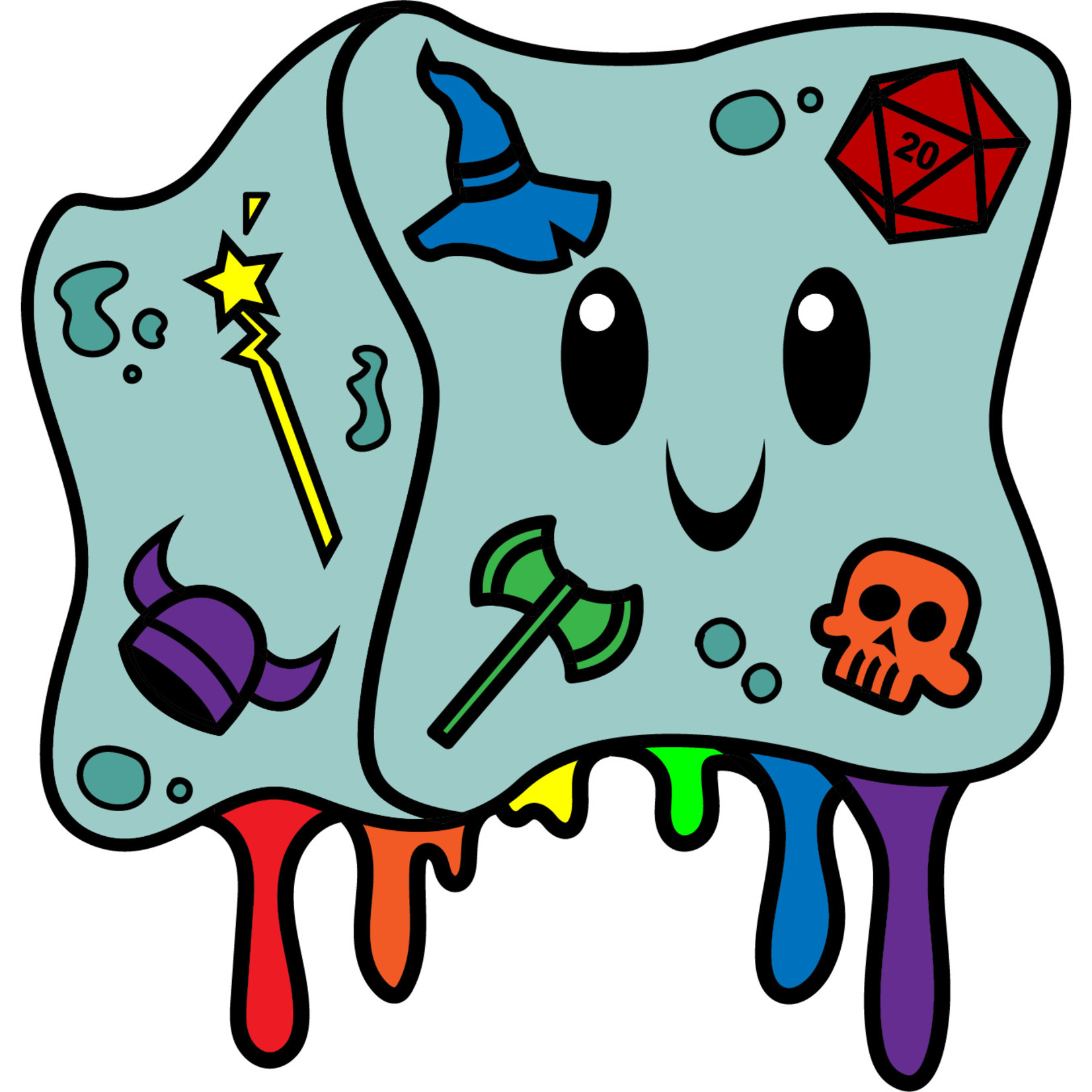 Foam Brain RPG Enamel Pins