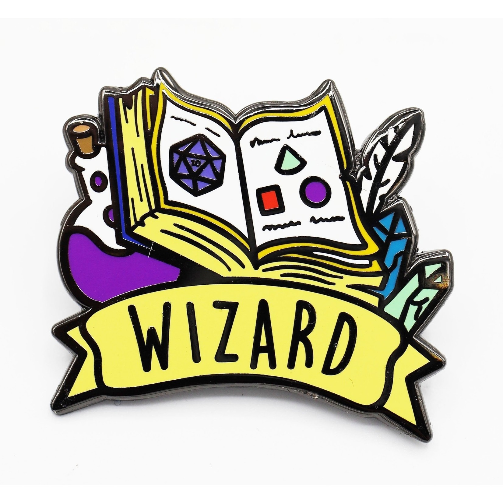 Foam Brain Banner Class Enamel Pins