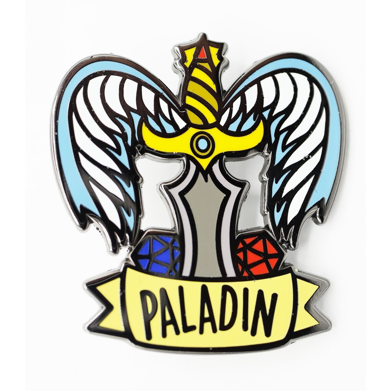 Foam Brain Banner Class Enamel Pins