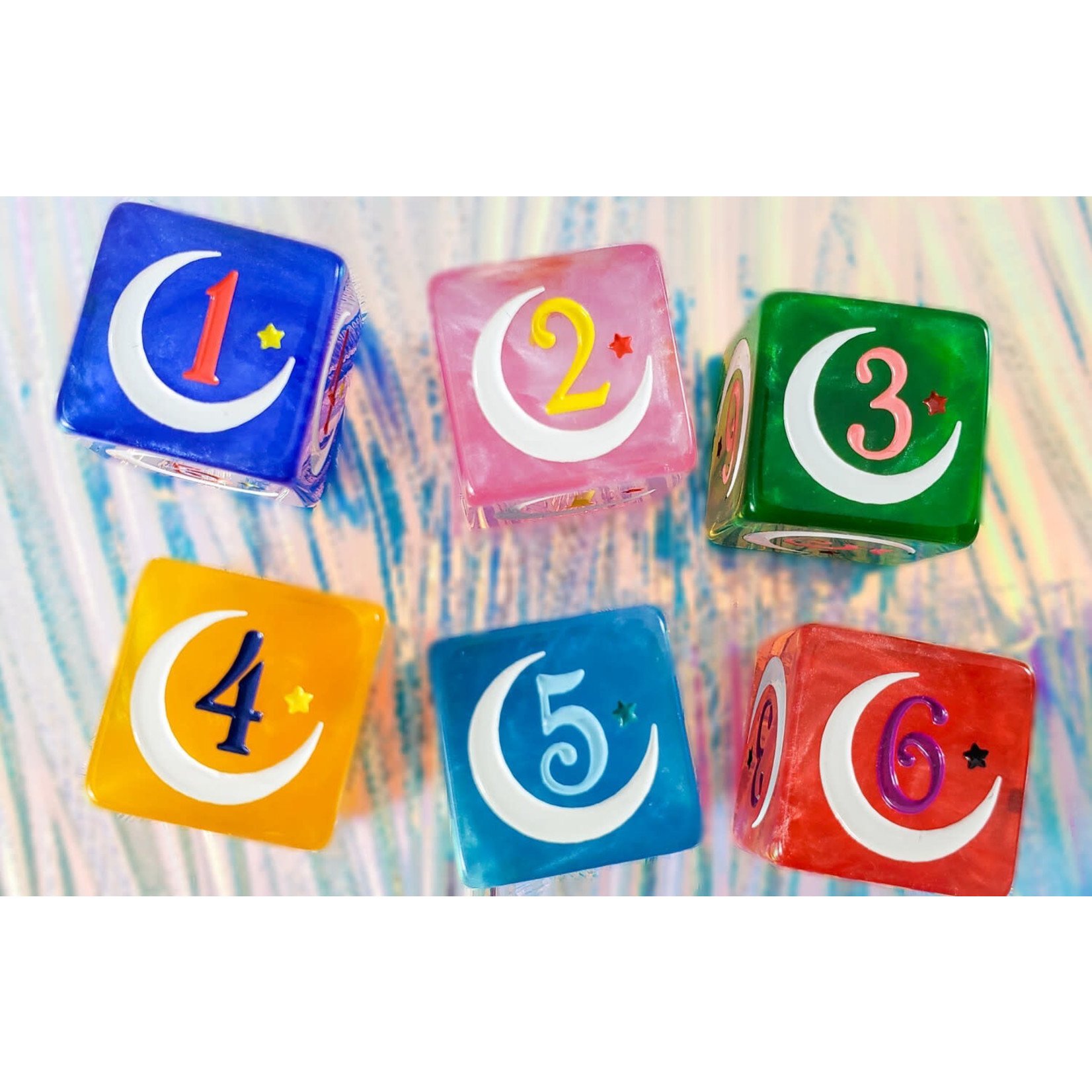 Magical Girl Dice - Pack of 6 - 18mm