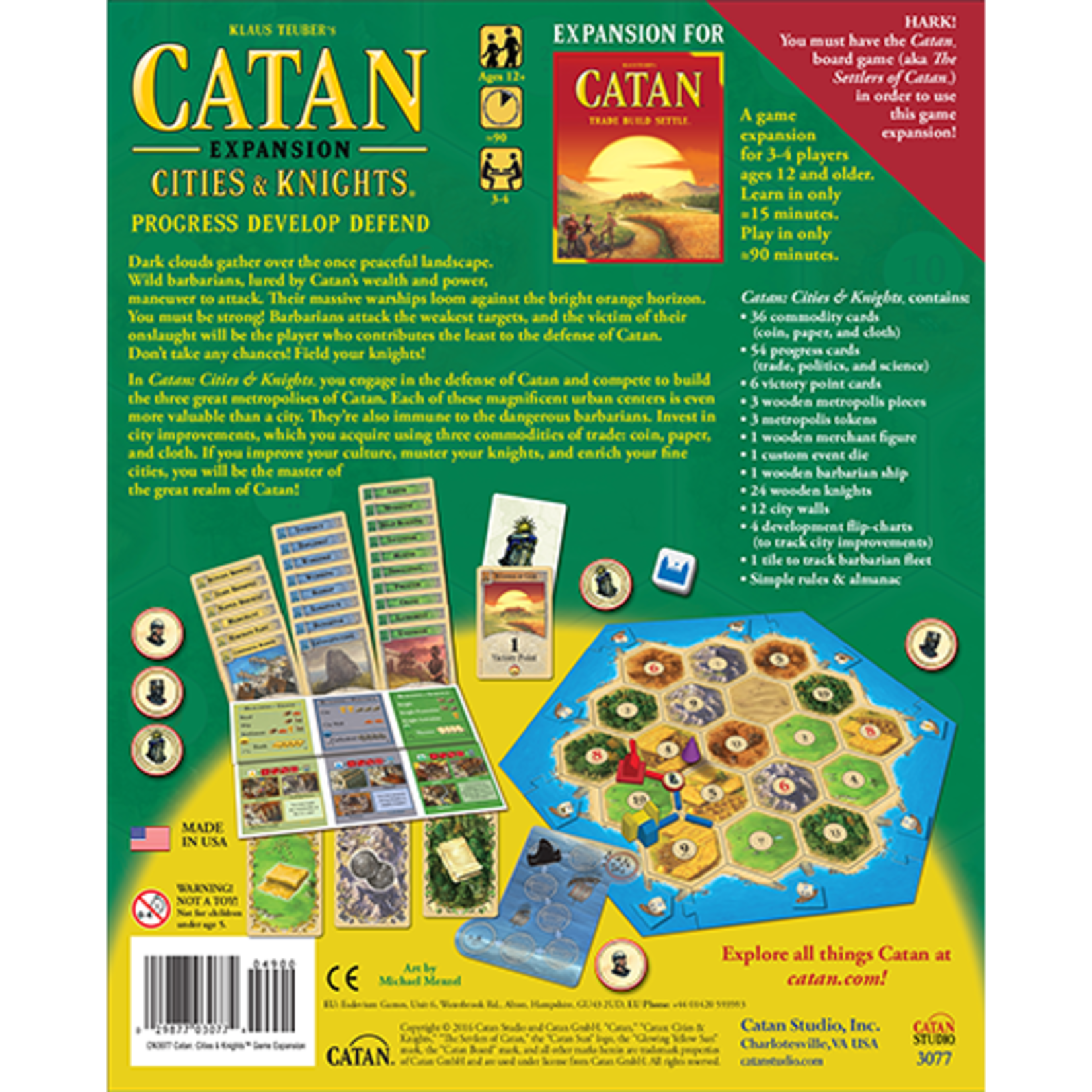 Catan: Cities & Knights Game Expansion