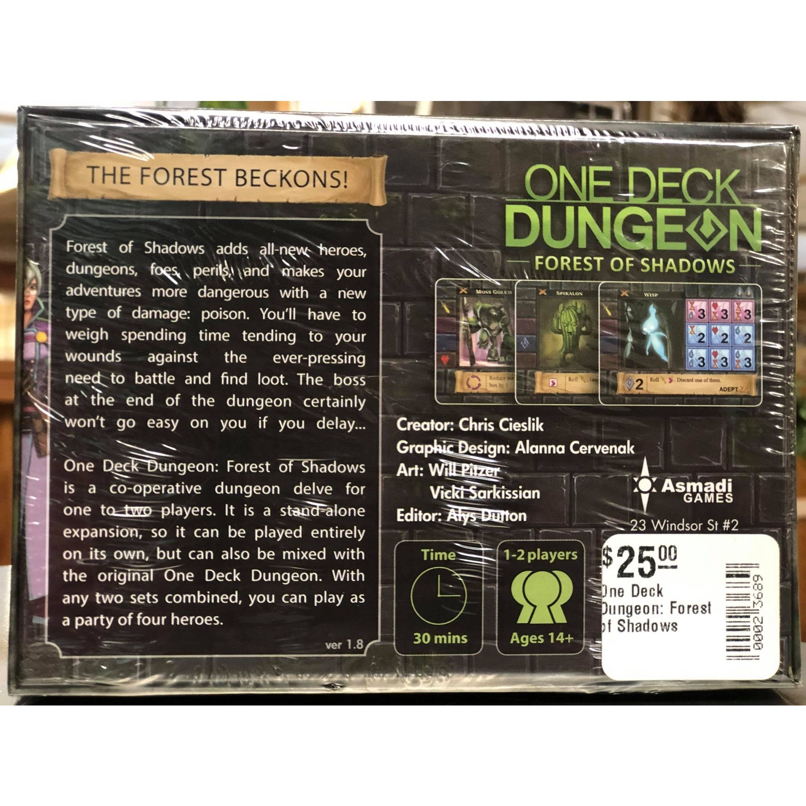 One Deck One Deck Dungeon: Forest of Shadows