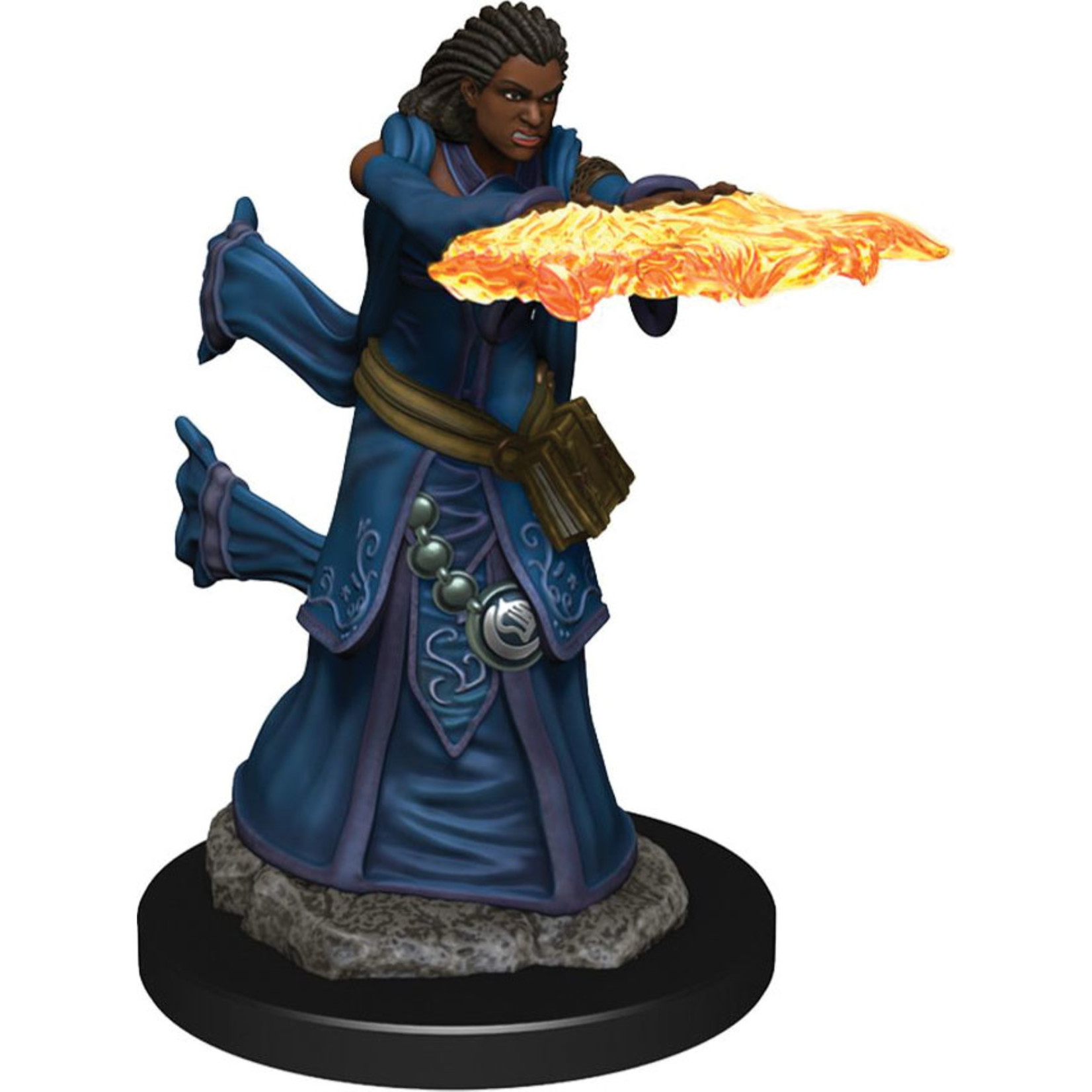 Dungeons & Dragons Fantasy Miniatures: Icons of the Realms Premium Figures  W5 Human Wizard Female - 3 Gear Studios