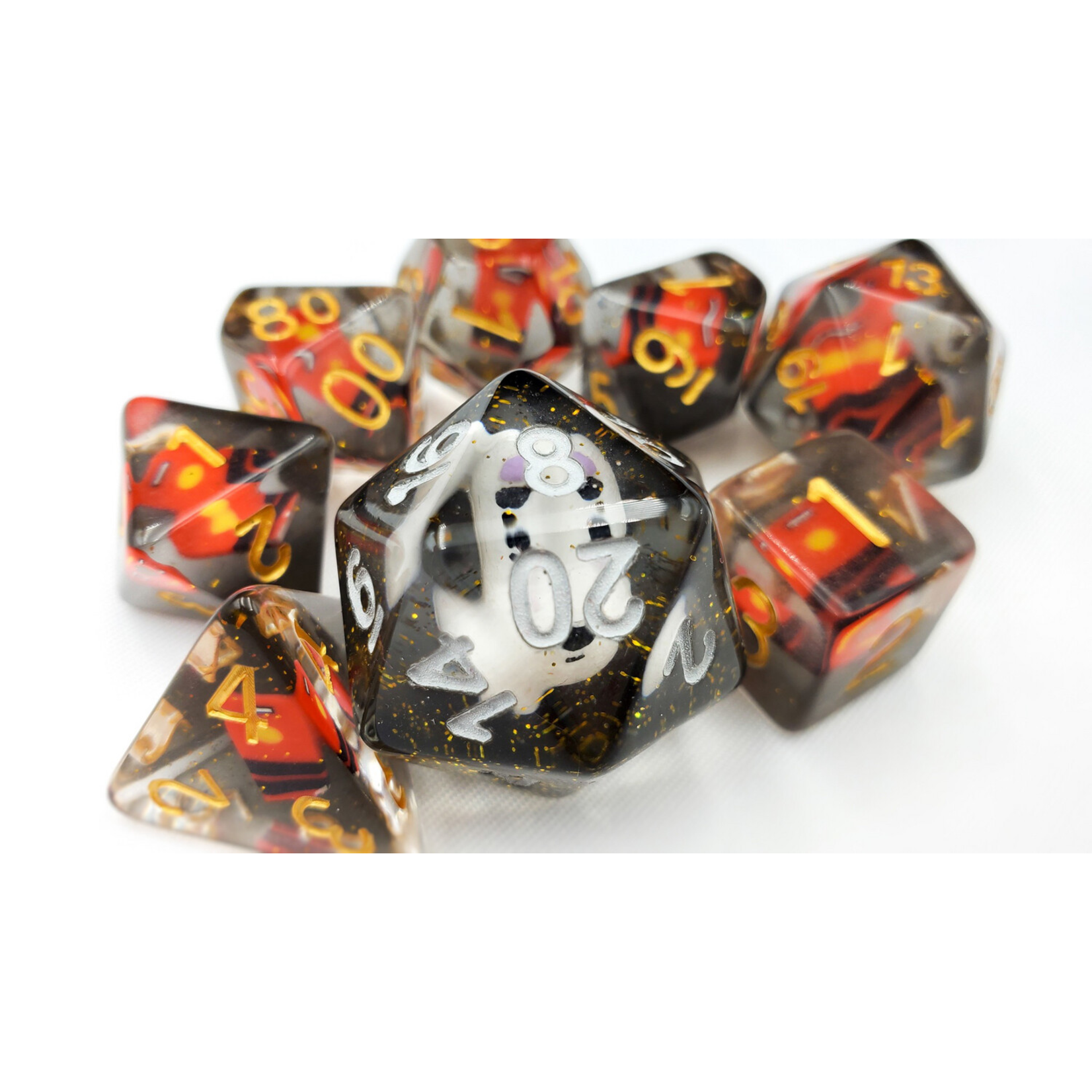 Kaonashi Dice Set