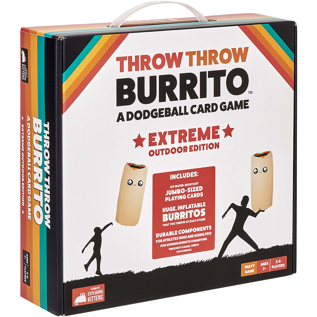 Throw Throw Burrito: A card game that combines frantic matching with  dodgeball!