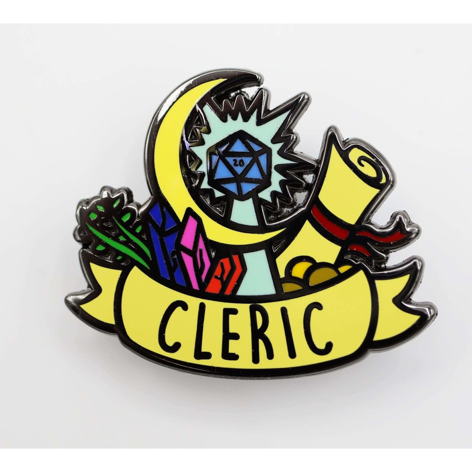 Foam Brain Banner Class Enamel Pins