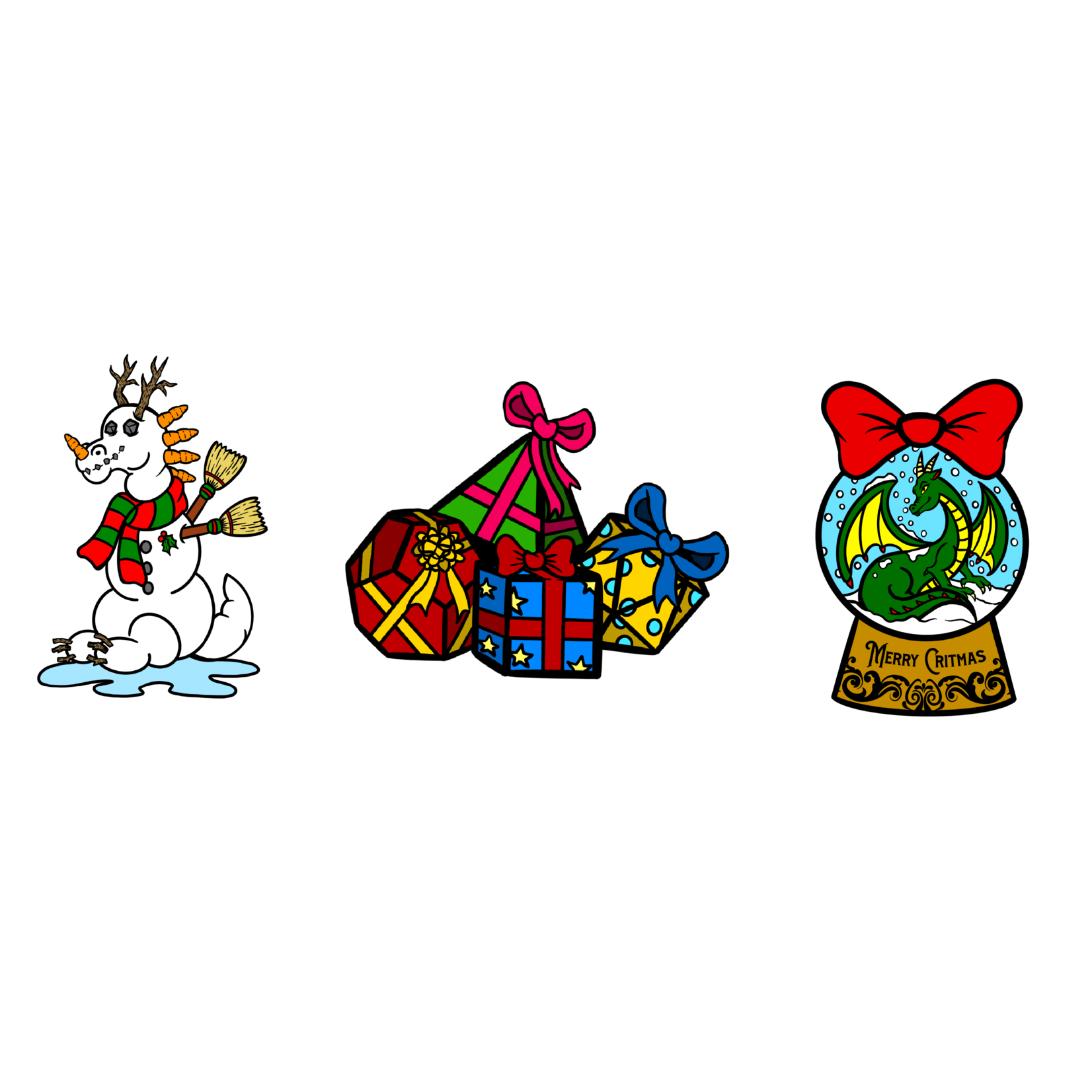 Holiday Enamel Pin Set