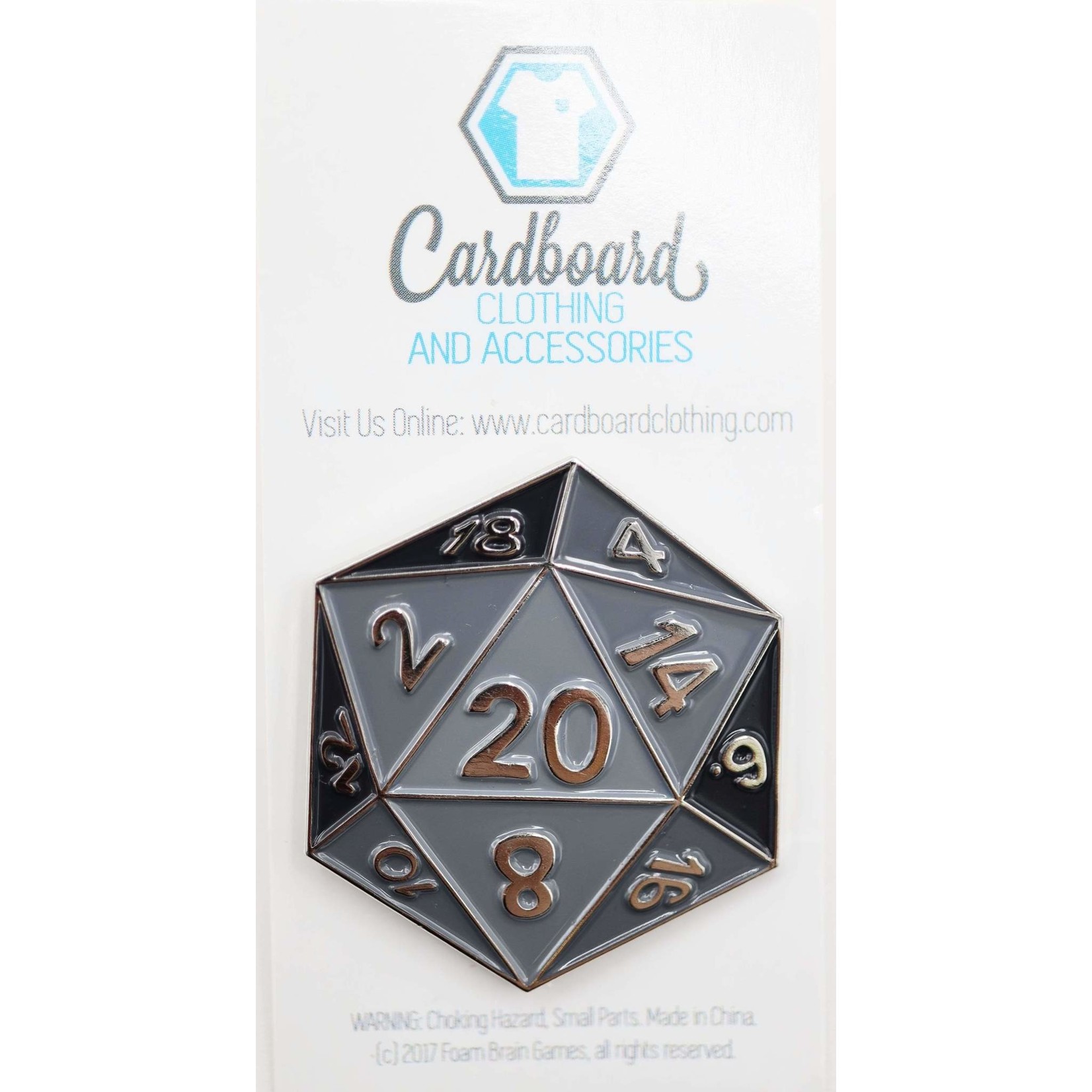 D20 Enamel Pins