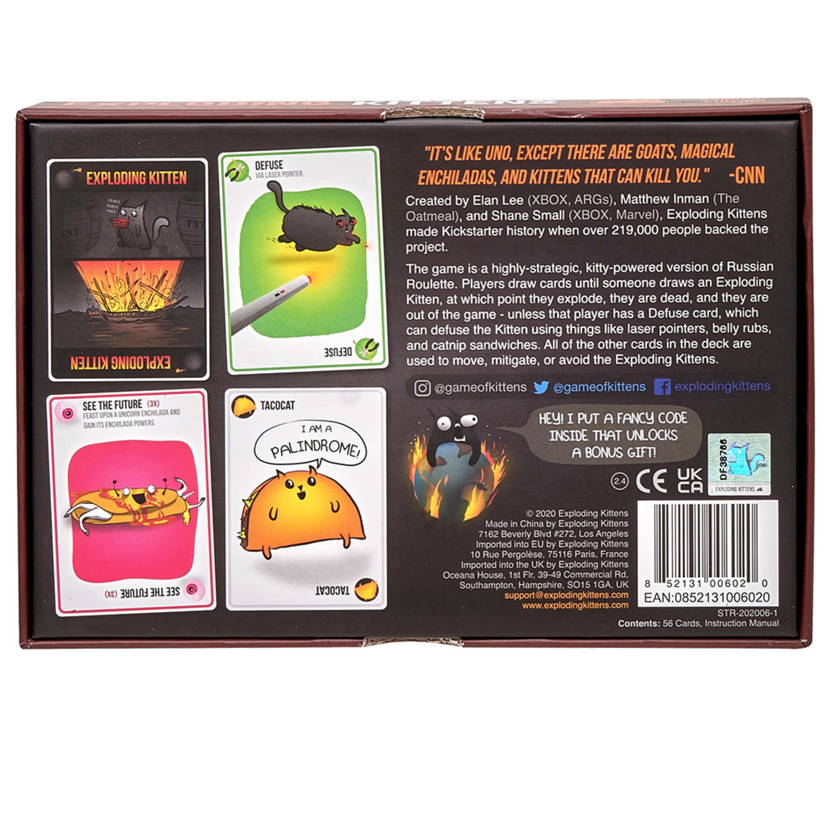 Exploding Kittens Game Night In A Box: 4 Games 1 Box