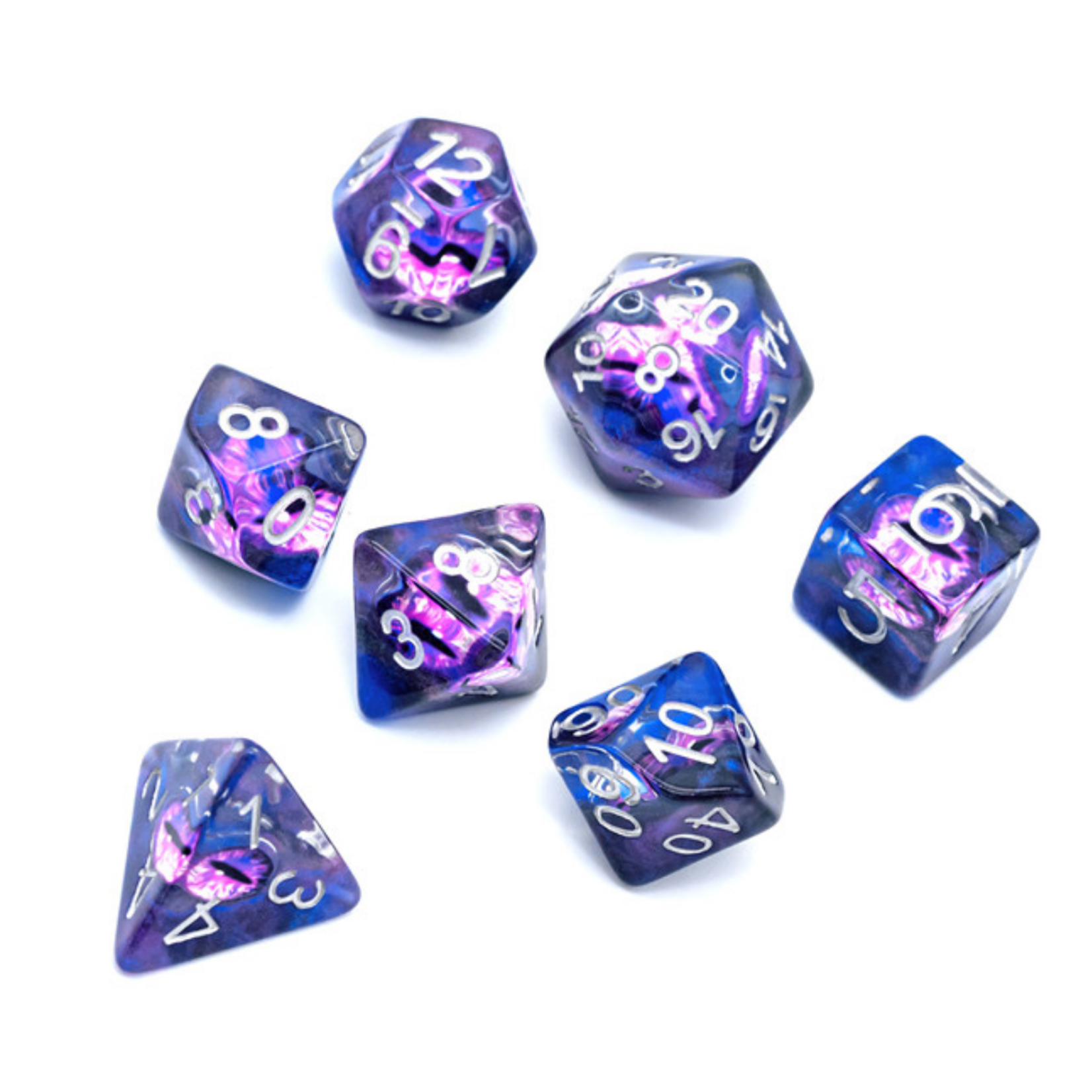 Dark Mage Eye RPG Dice Set