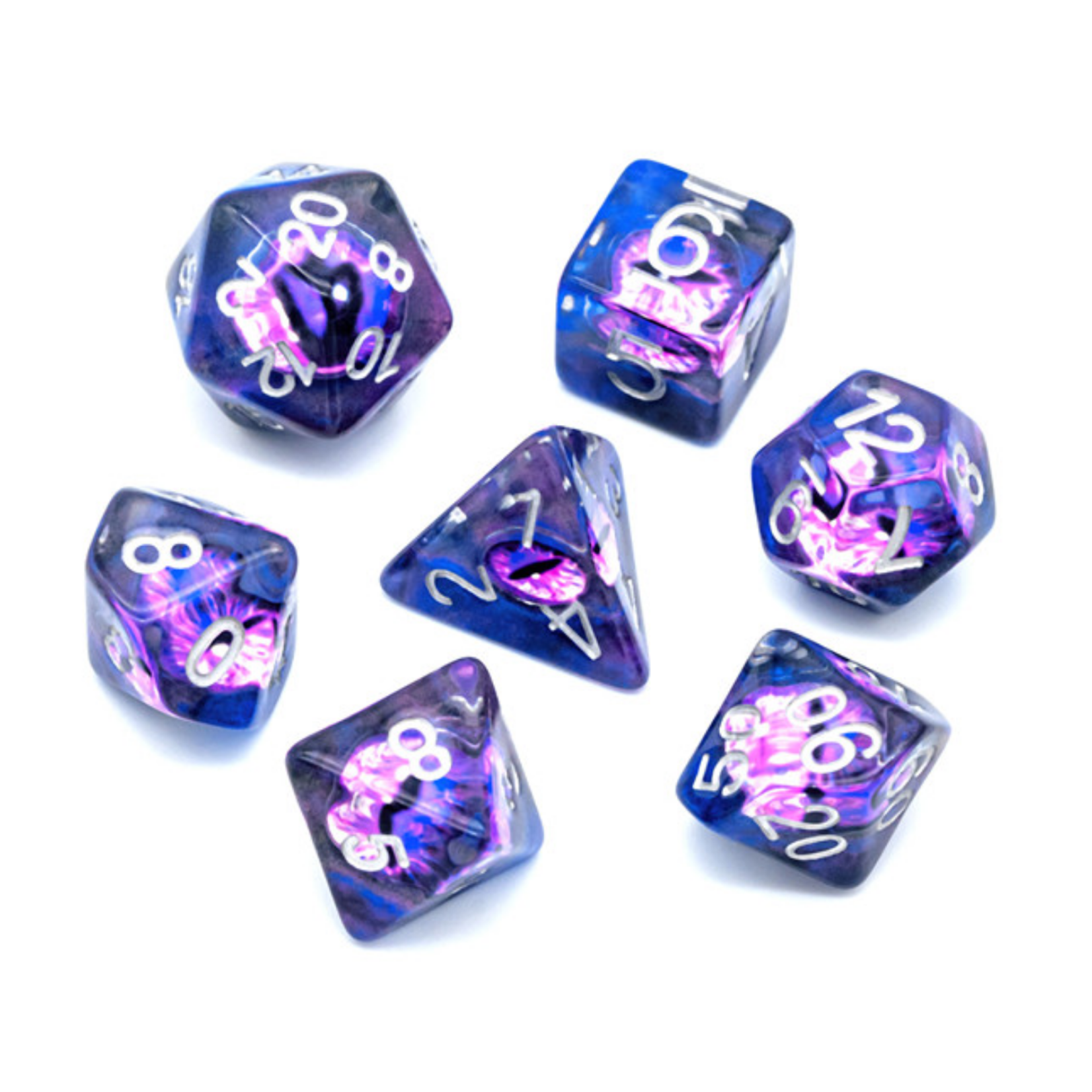 Dark Mage Eye RPG Dice Set