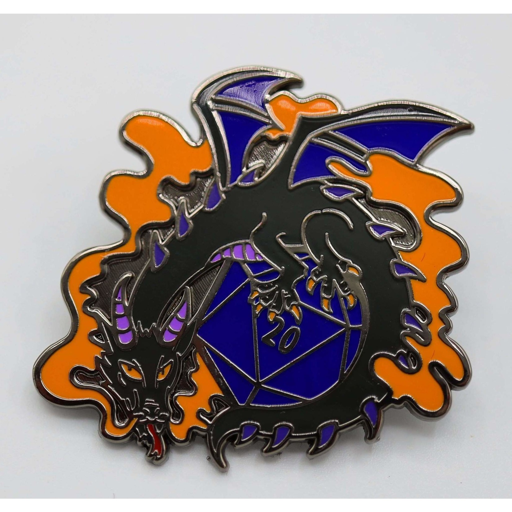 Foam Brain Dragon Enamel  Pins