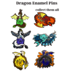 Dragon Enamel  Pins