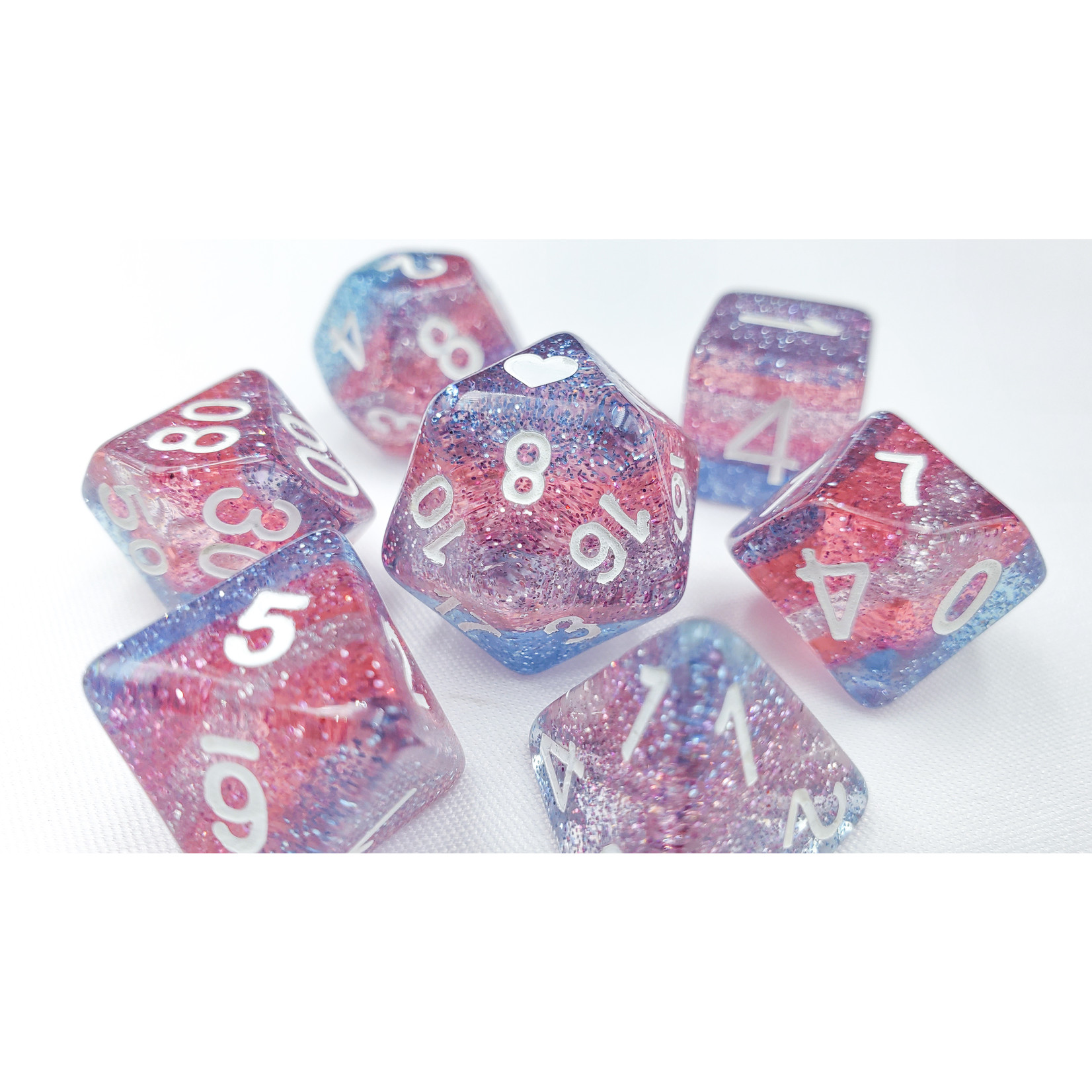 Blue Transparent Dice Beads-dice-blue-trans