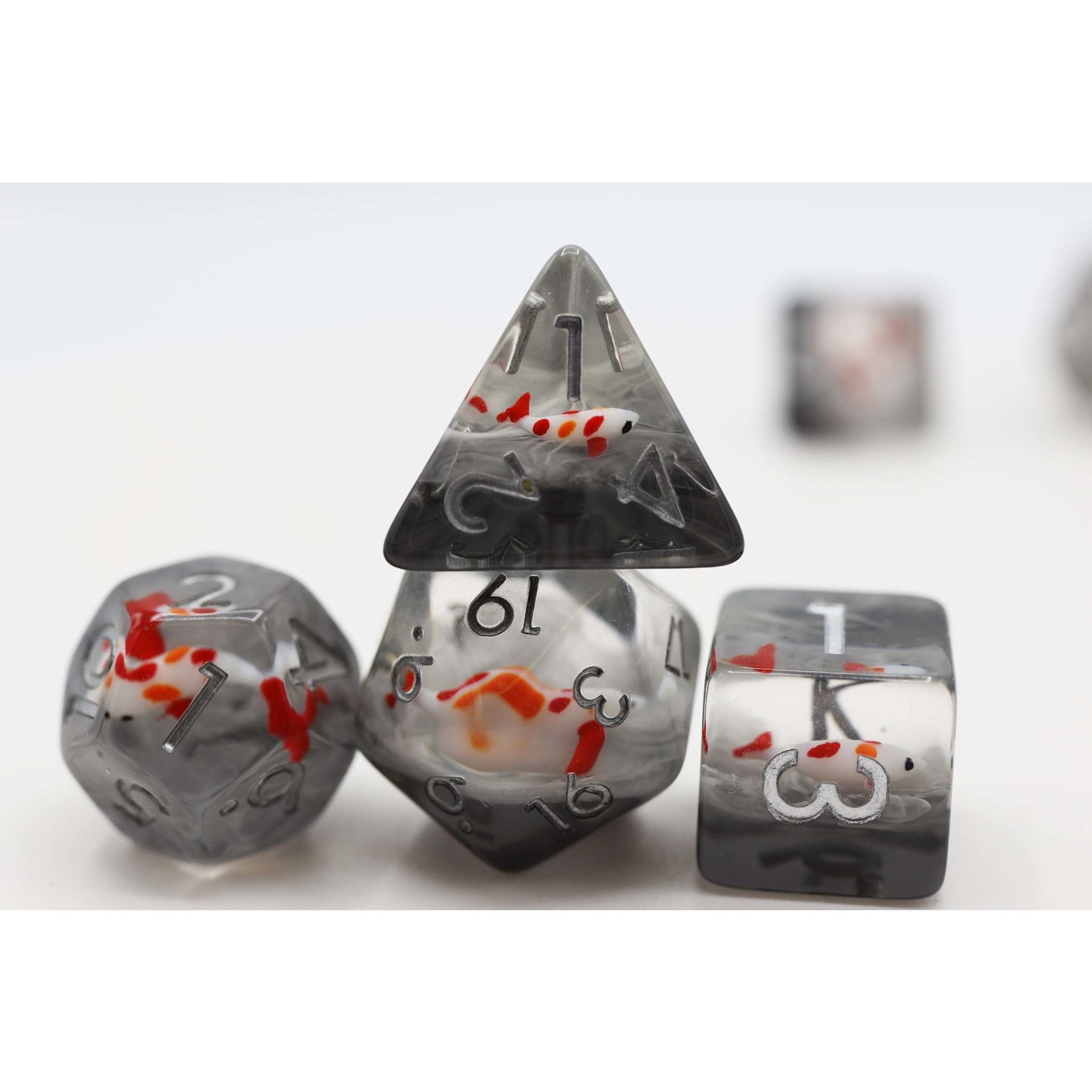 Misty Water Koi RPG Dice Set