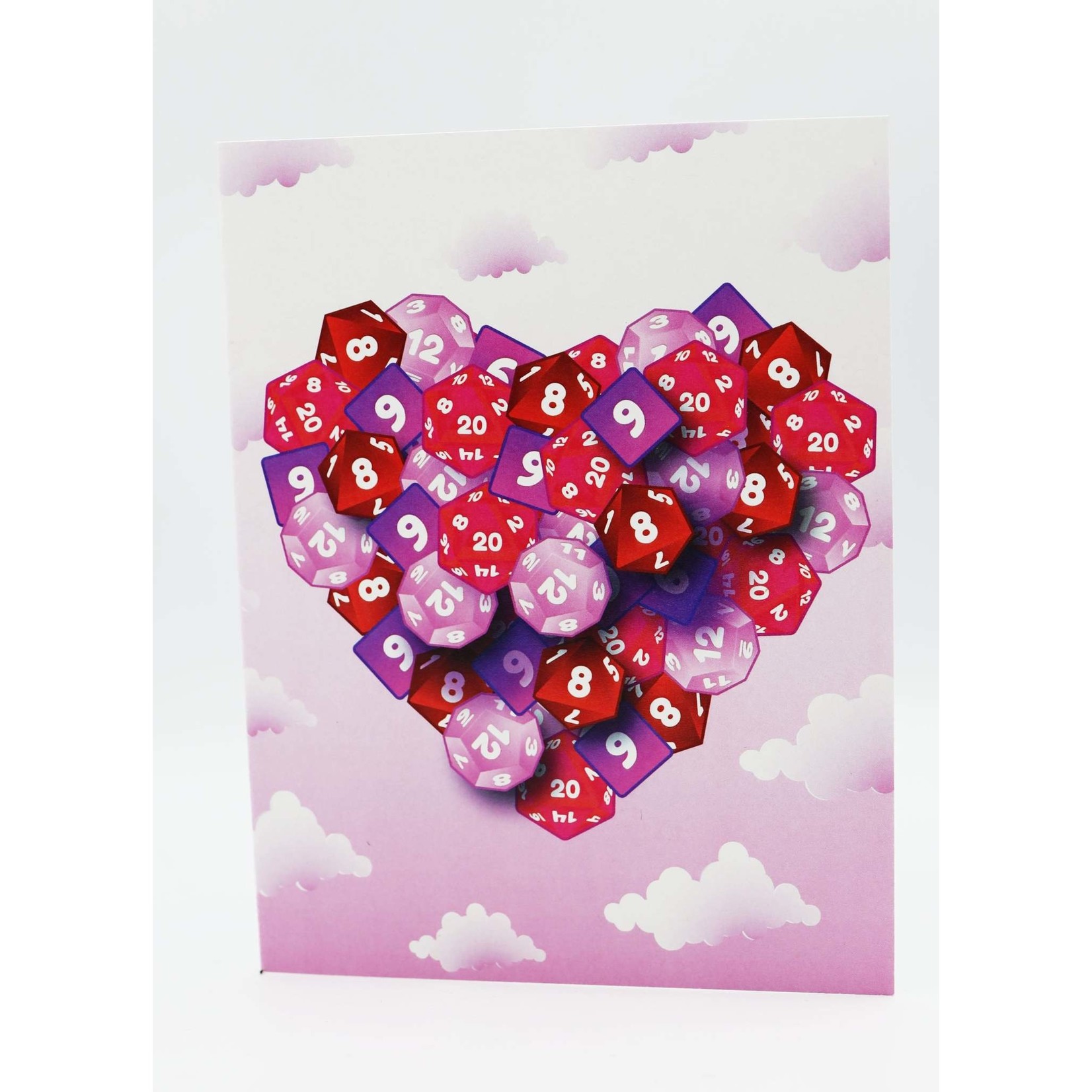 Valentines Day Card - Hearts in the Clouds