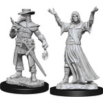 WizKids Deep Cuts Unpainted Miniatures: W15 Plague Doctory & Cultist