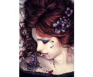 18326 Victoria Frances butterfly iPhone skin -  the