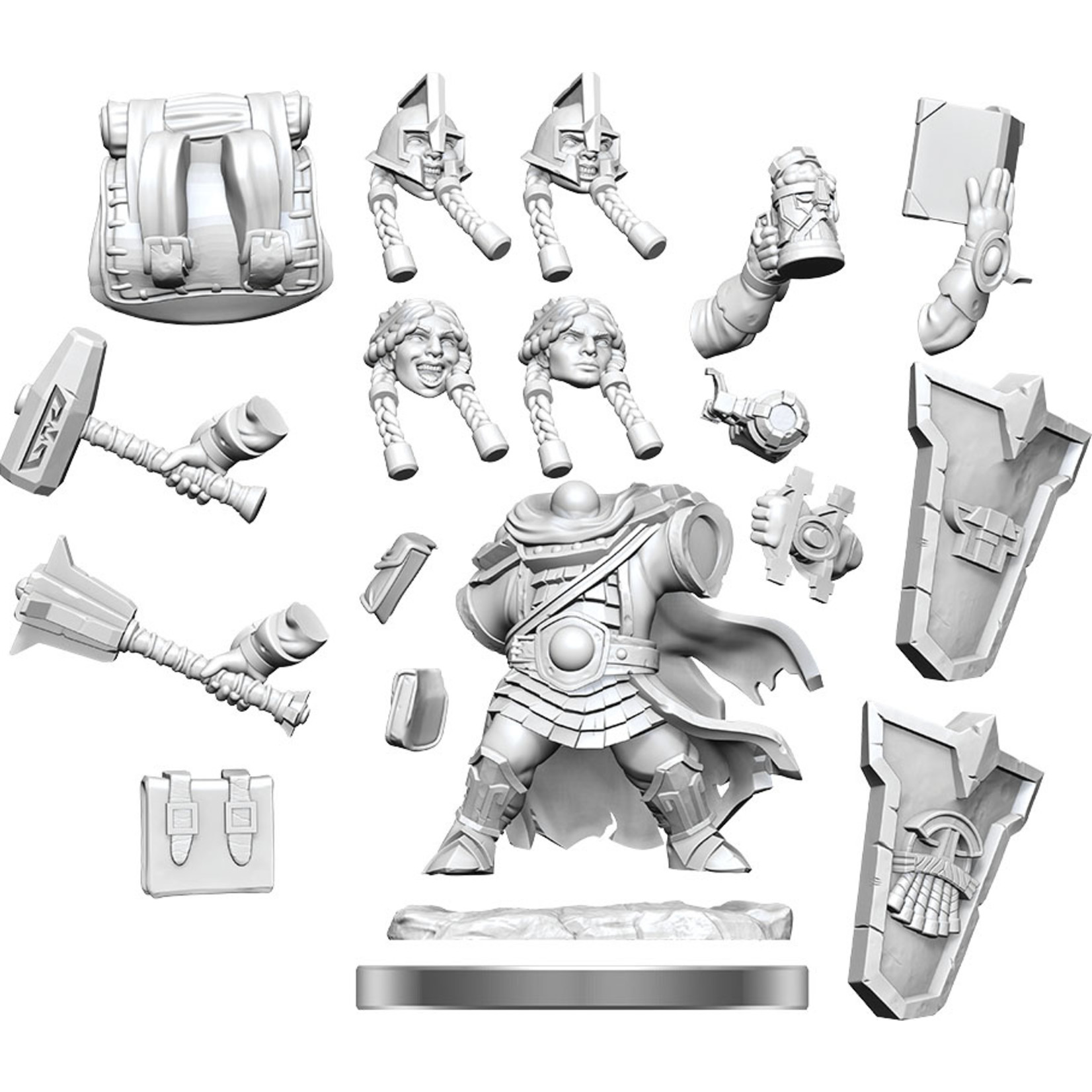 Dungeons & Dragons Frameworks: W01 Dwarf Cleric Female