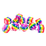 Vibrant Rainbow Pride Dice Set