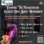 Vampire The Masquerade -One Shot RPG -Vampires Of Hope
