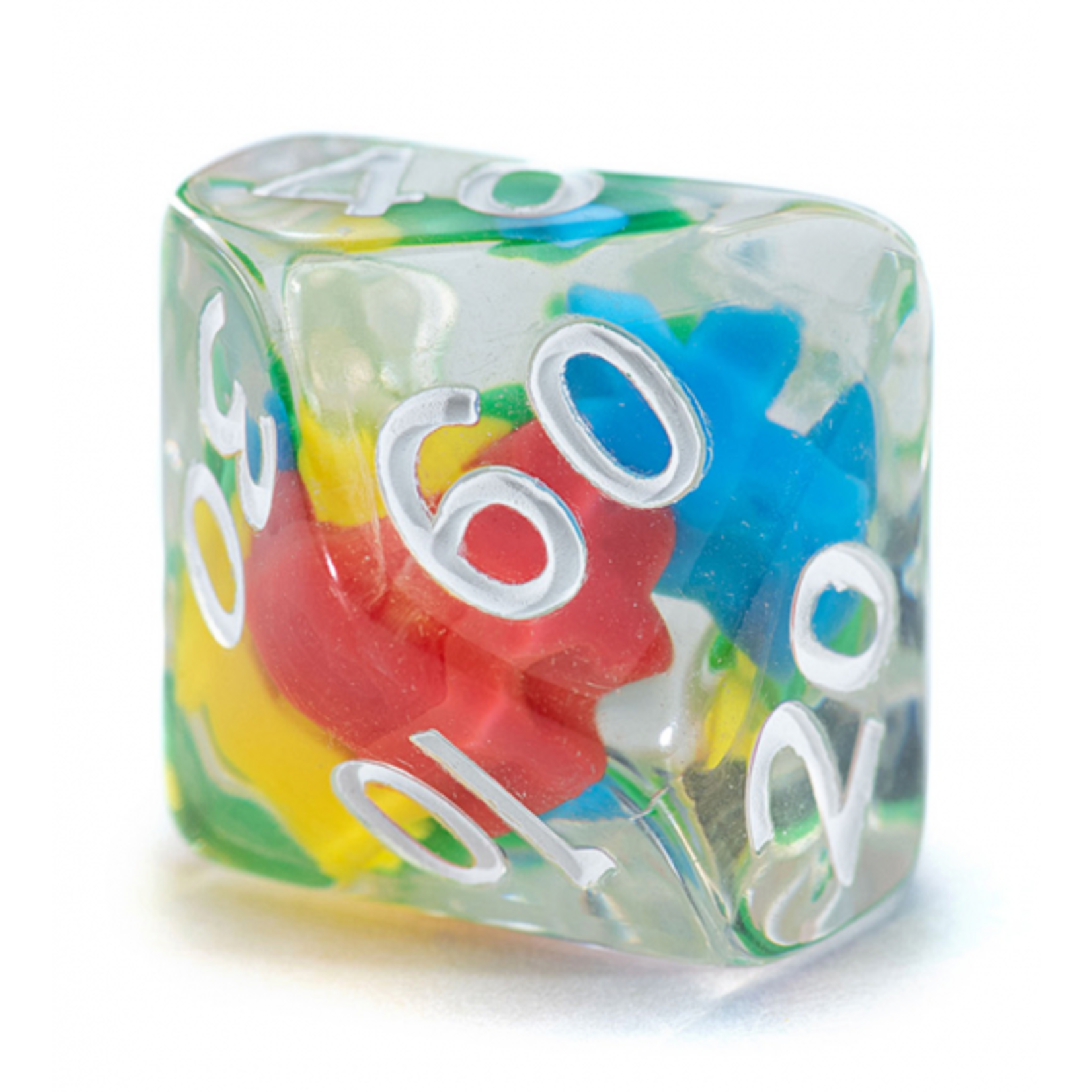 Inclusion Dice: Meeple Dice (7 Polyhedral Dice Set)