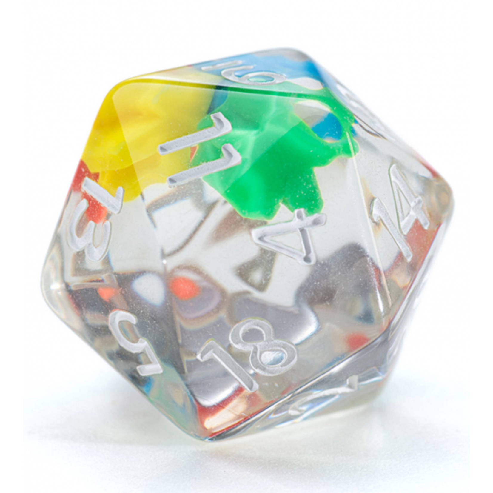 Inclusion Dice: Meeple Dice (7 Polyhedral Dice Set)