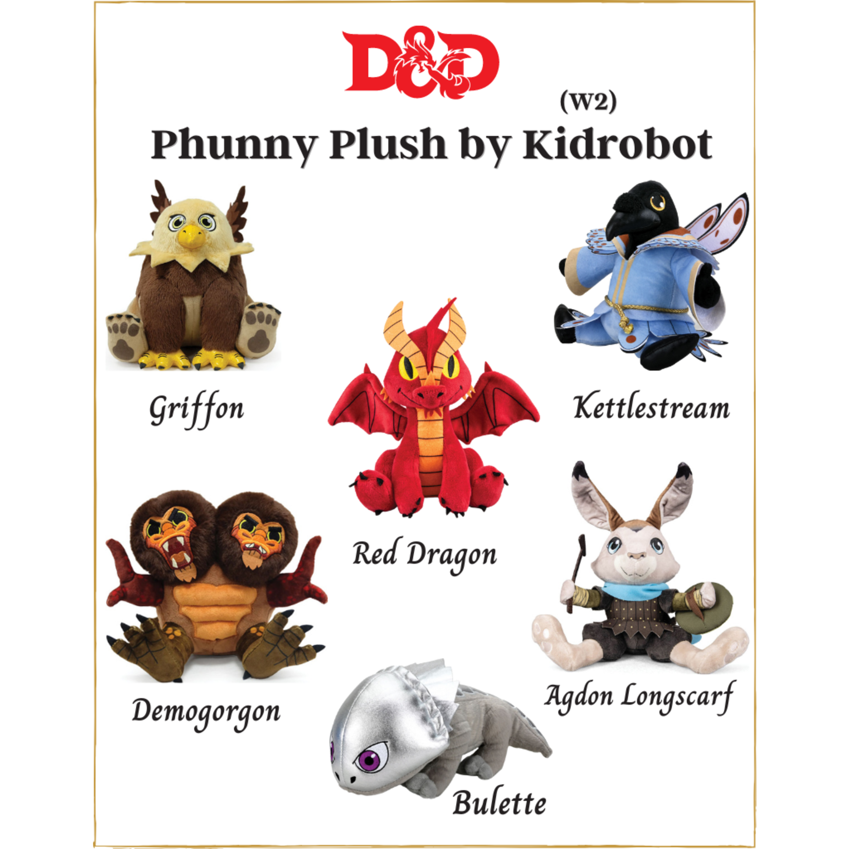 Dungeons & Dragons: Phunny Plush by Kidrobot Wave 2