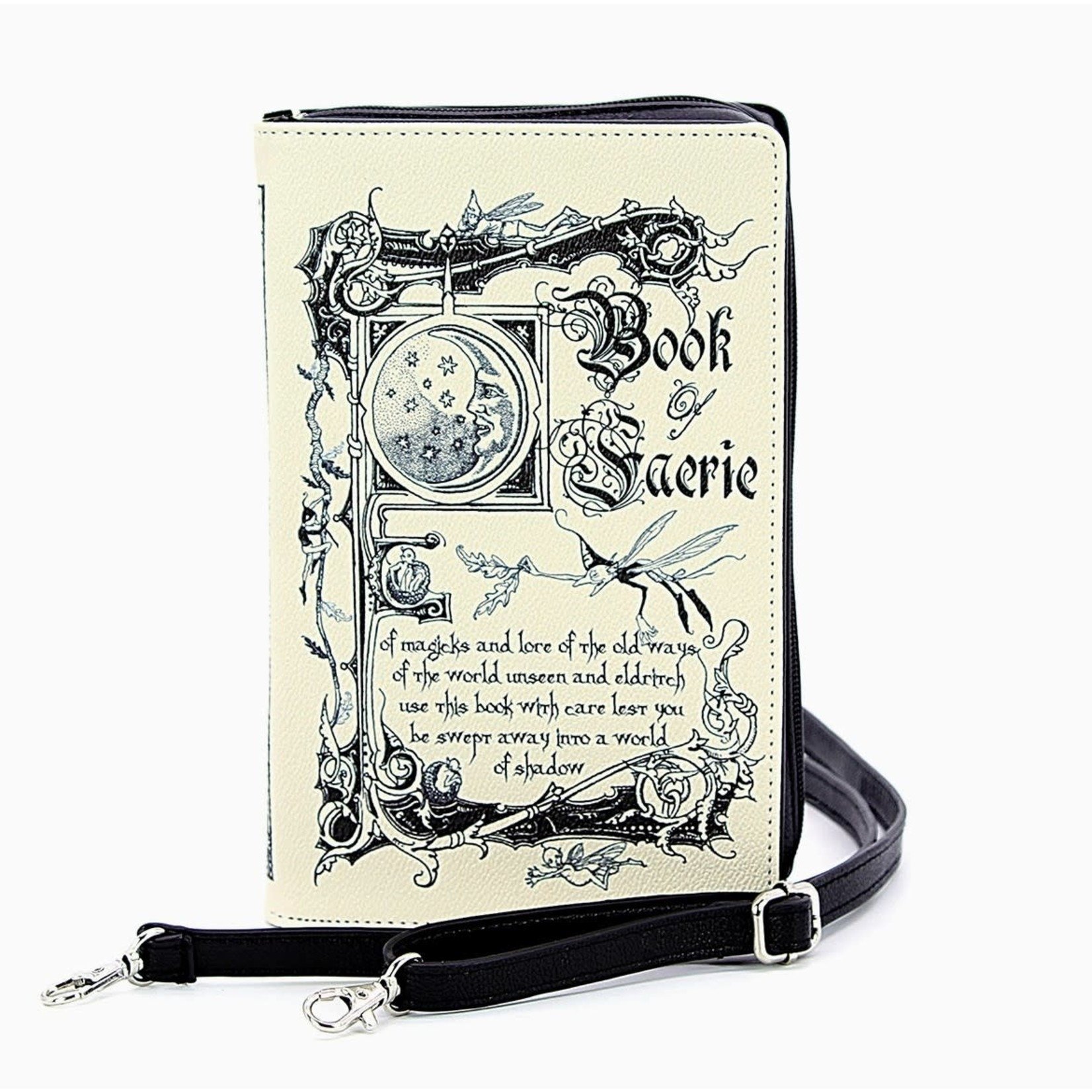 Book of Spells Clutch Bag in Vinyl Material: Handbags: Amazon.com