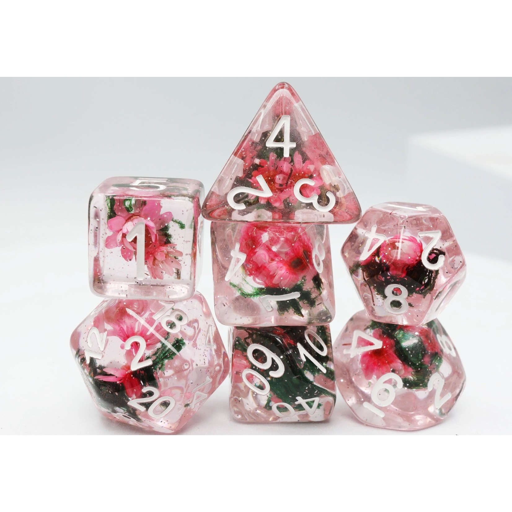 Carnation Love RPG Dice Set