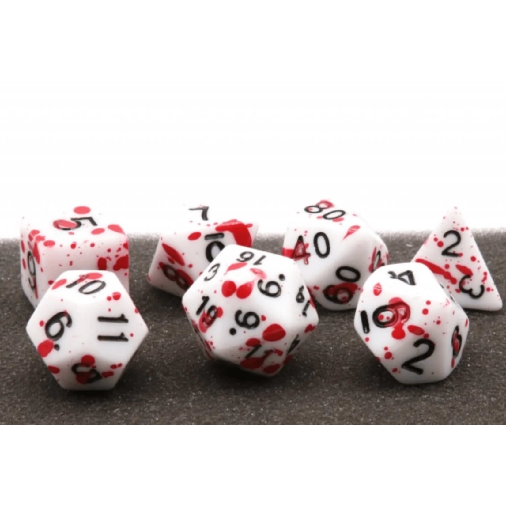 Blood Splatter RPG Dice Set