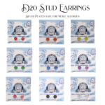 D20 Stud Earrings