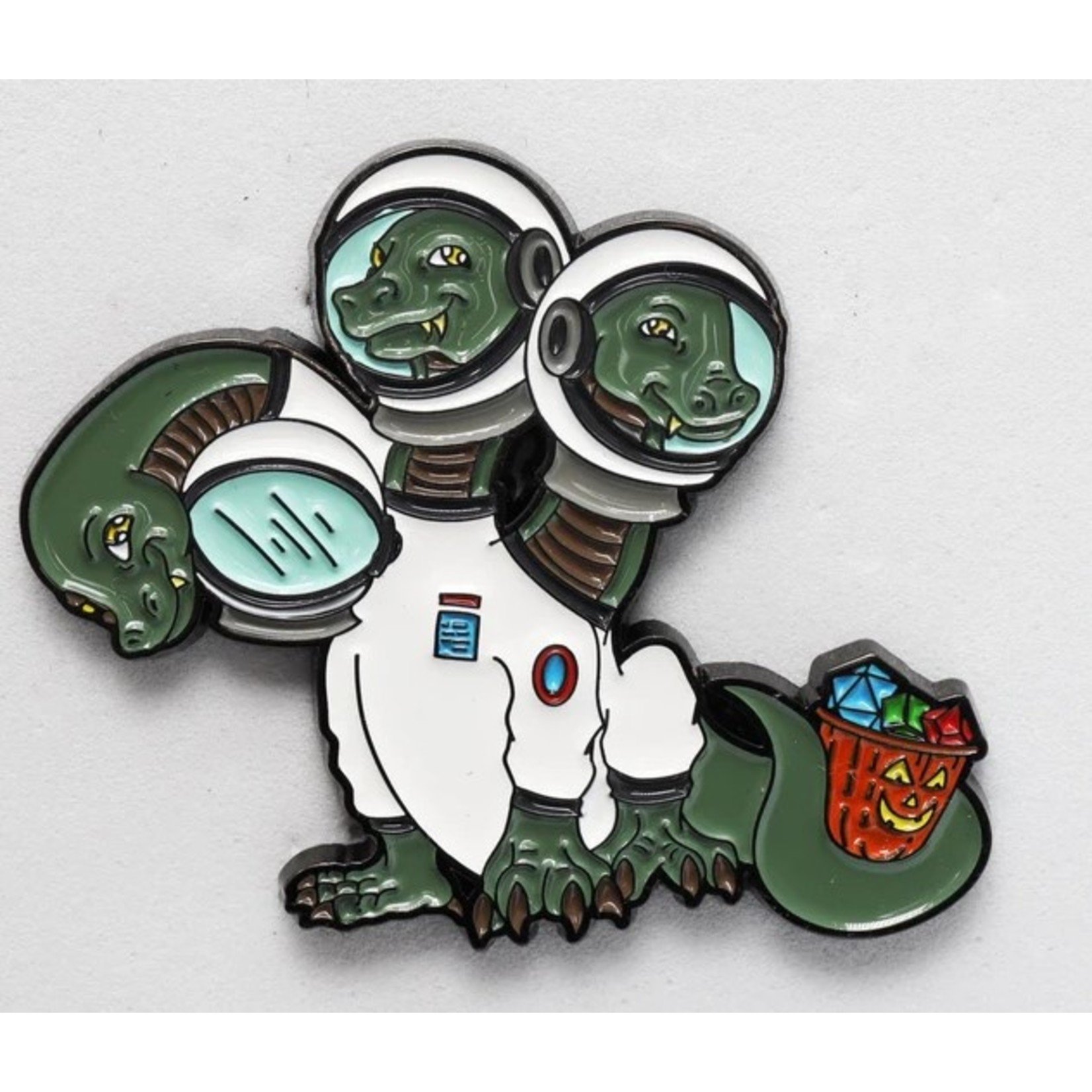 Foam Brain Trick or Treat Monster Enamel Pins