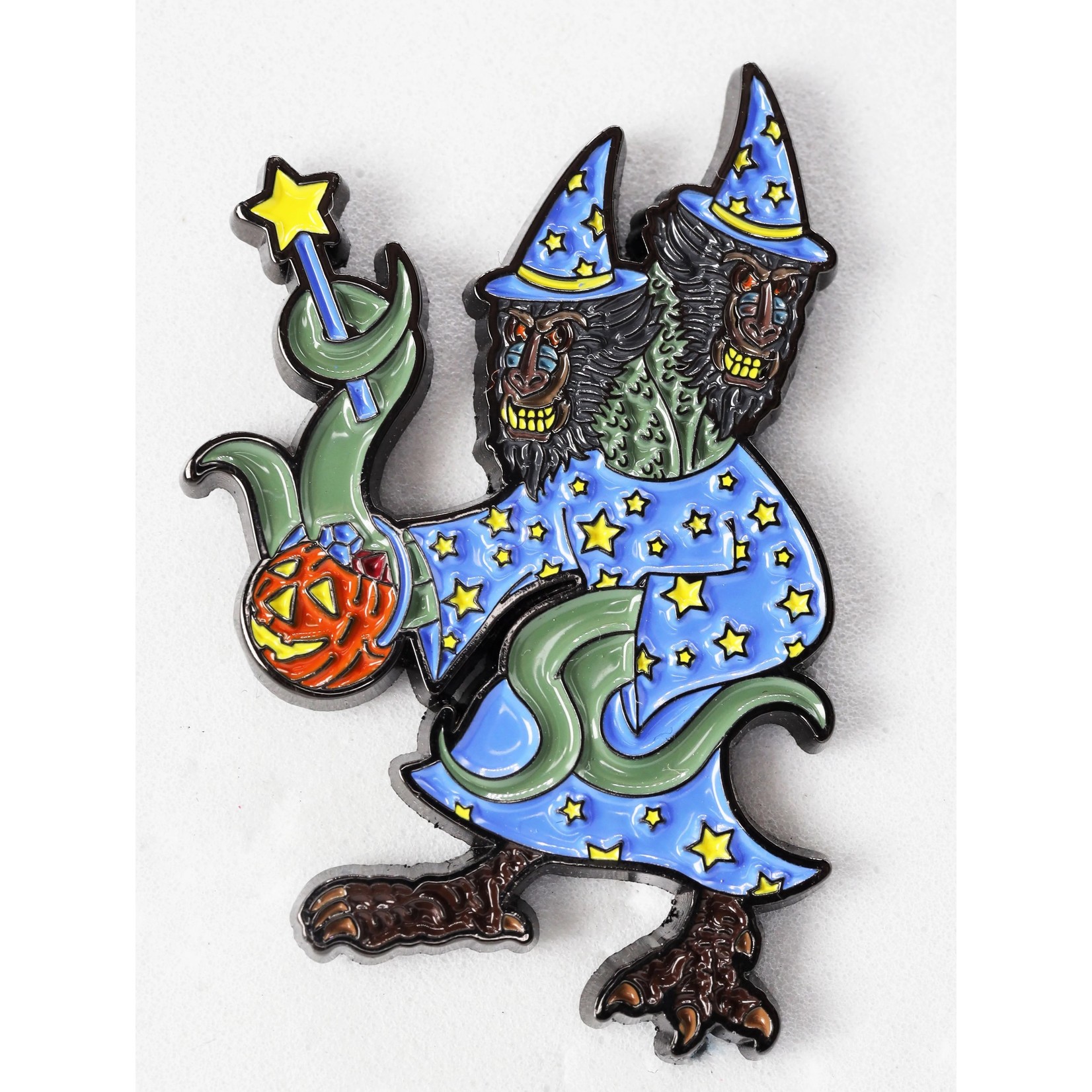 Foam Brain Trick or Treat Monster Enamel Pins