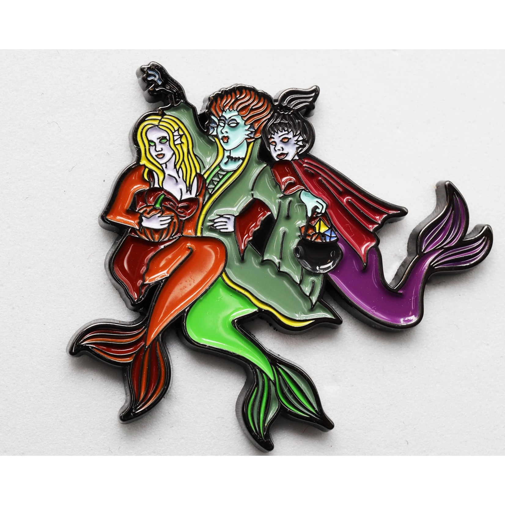 Foam Brain Trick or Treat Monster Enamel Pins