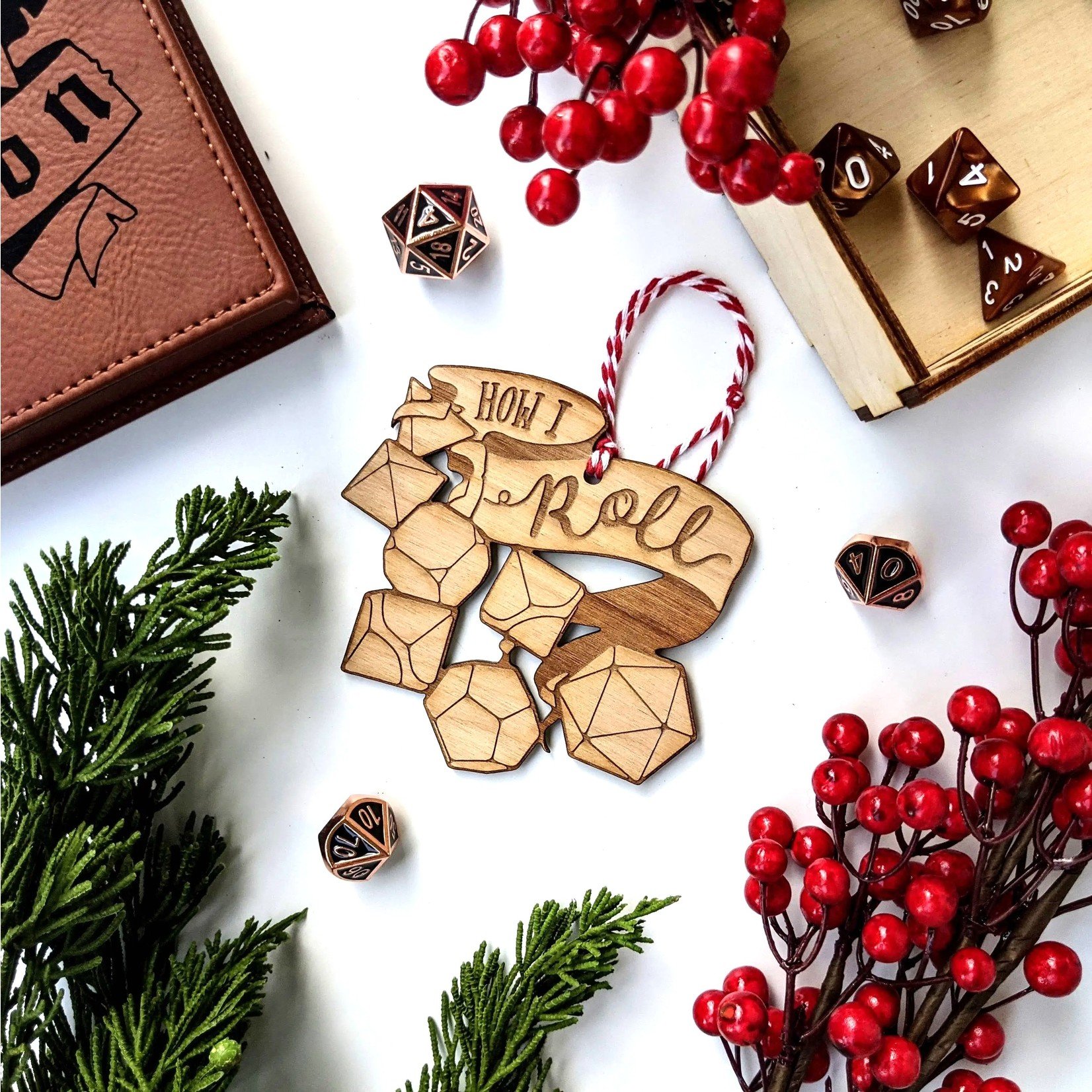 Wooden Ornaments by North To South Designs - 3 Gear Studios