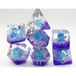 Blue Stegosaurus RPG Dice Set