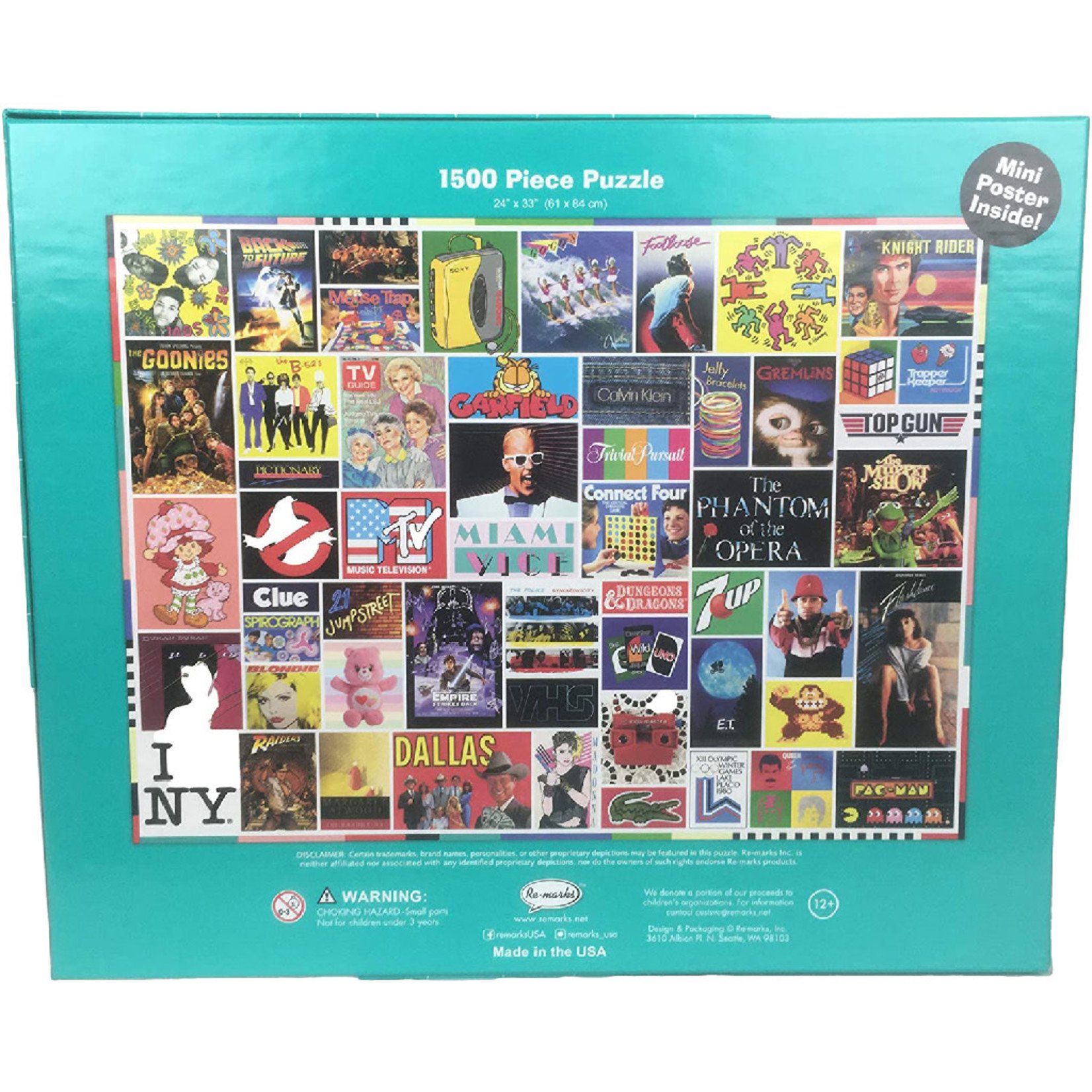 1980s Retro 1500 piece puzzle