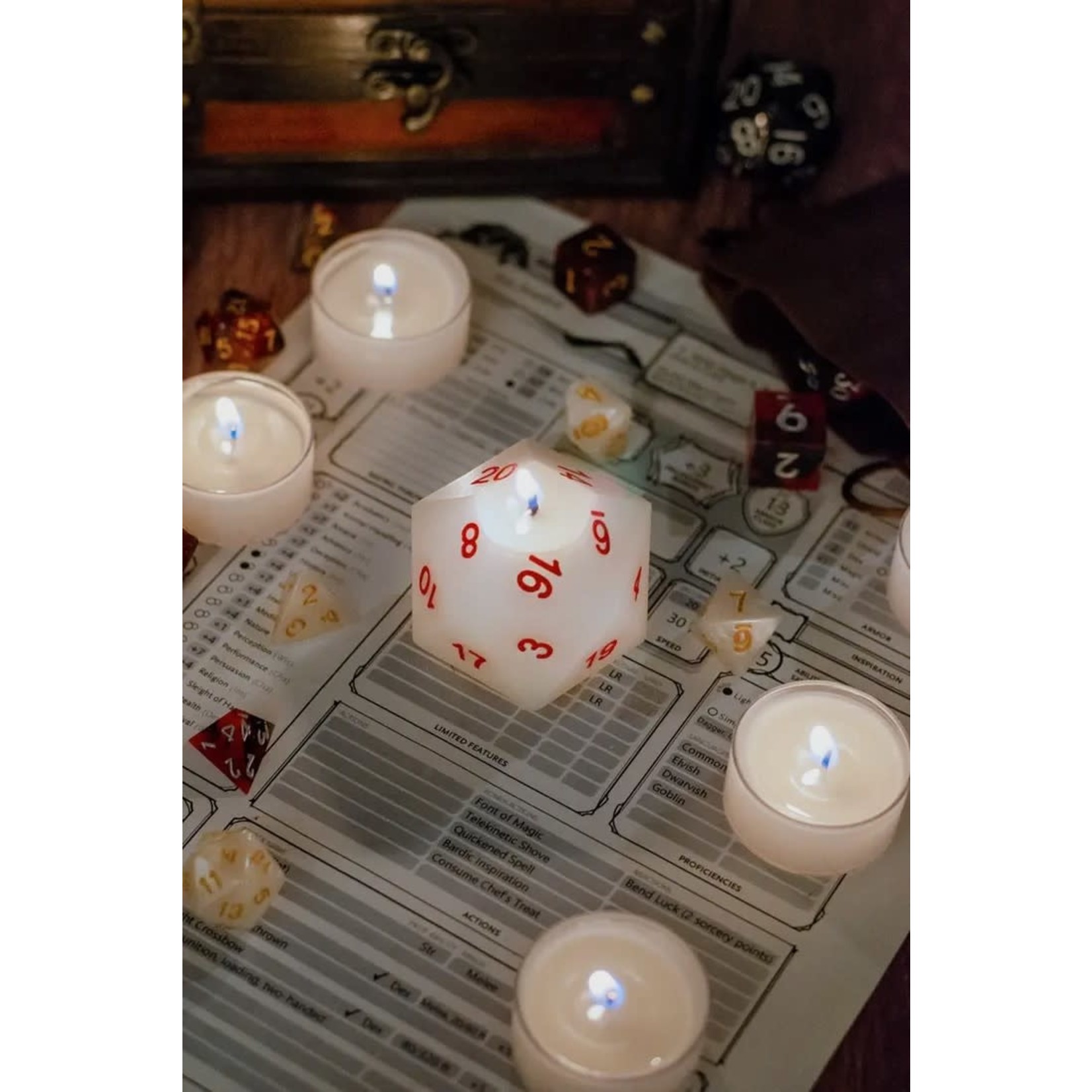 February Scent of the Month Ceremony Scented DnD Dice Candle
