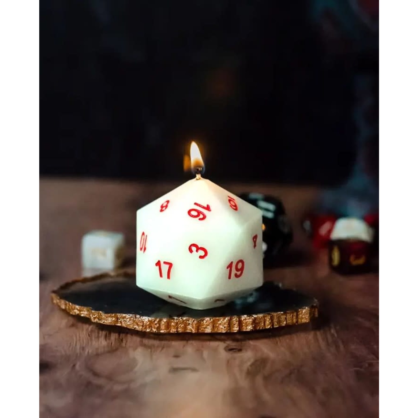 February Scent of the Month Ceremony Scented DnD Dice Candle