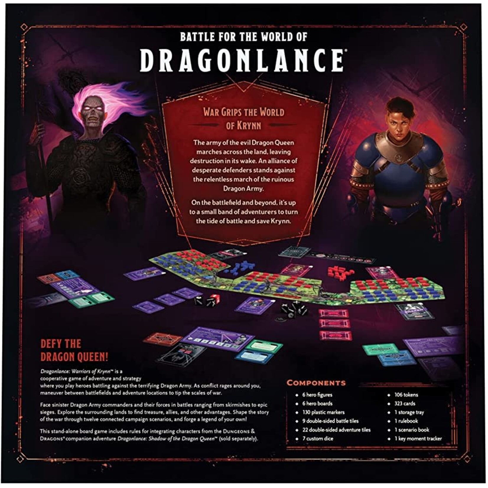 Dungeons & Dragons: Dragonlance - Warriors of Krynn Board Game